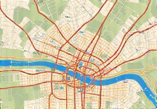 Carte du centre-ville de Lyon